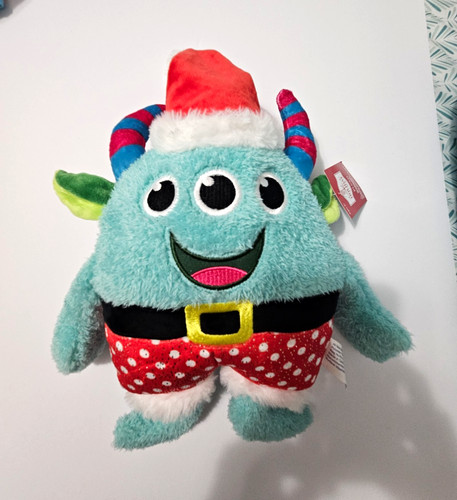 Blue monster stuffed - stuffed, animal